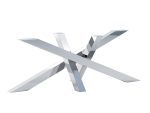 Pied de table en acier inoxydable chromé Milan Heavy XXL
