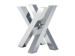 Pied en acier inoxydable pour la table Milan S