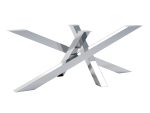 Pied en acier inoxydable pour la table Milan L