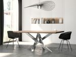 Pied de table en acier inoxydable Chrome Milan M – Image 3