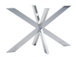 Pied de table en acier inoxydable Cross M