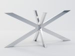 Base de table en acier inoxydable Cross L – Image 3