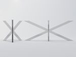 Base de table en acier inoxydable Cross XL – Image 4