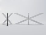 Base de table en acier inoxydable Cross XXL – Image 4