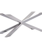 Pied de table en acier inoxydable chromé Pajak XL