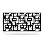 Panneau de clôture personnalisable GEO 03