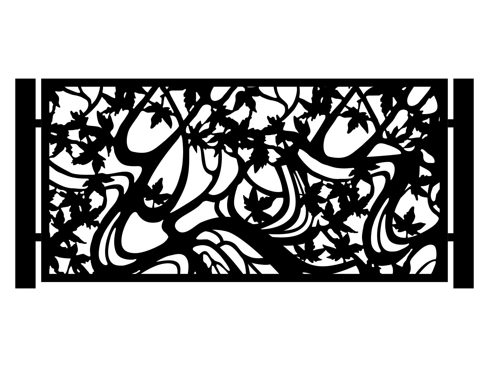 por000-bot02-100-cza Panneaux de clôture Camilla 200×100 cm – Image 1