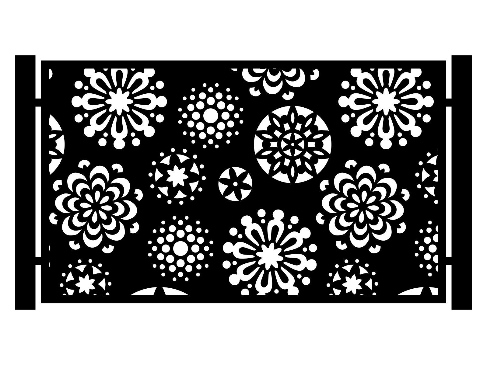 por000-bot10-120-cza Panneaux de clôture Valeria 200×120 cm – Image 1