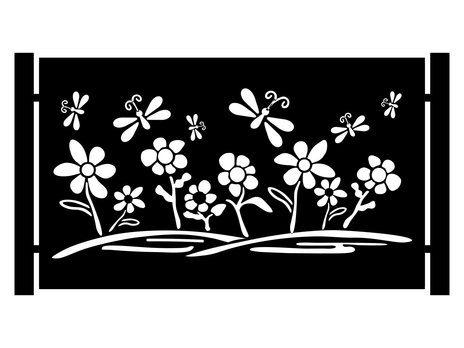 por000-bot31-120-cza Panneaux de clôture Terina 200×120 cm – Image 1