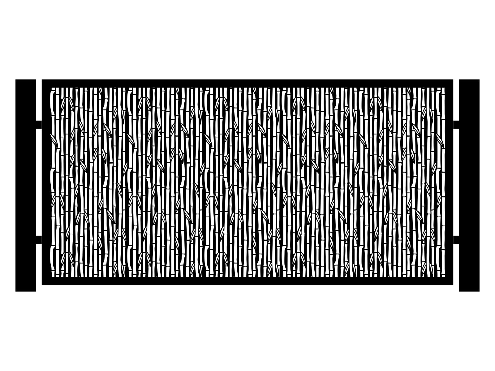 por000-bot35-100-cza Panneaux de clôture Maura 200×100 cm – Image 1