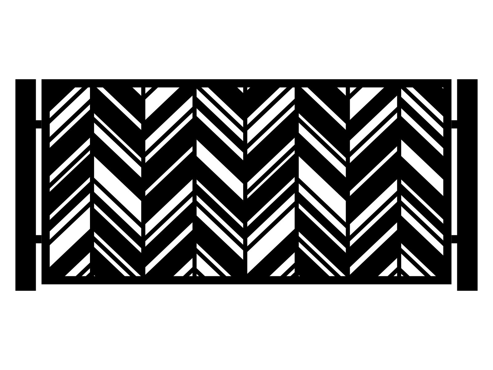 por000-geo01-100-cza Panneaux de clôture Mia 200×100 cm – Image 1