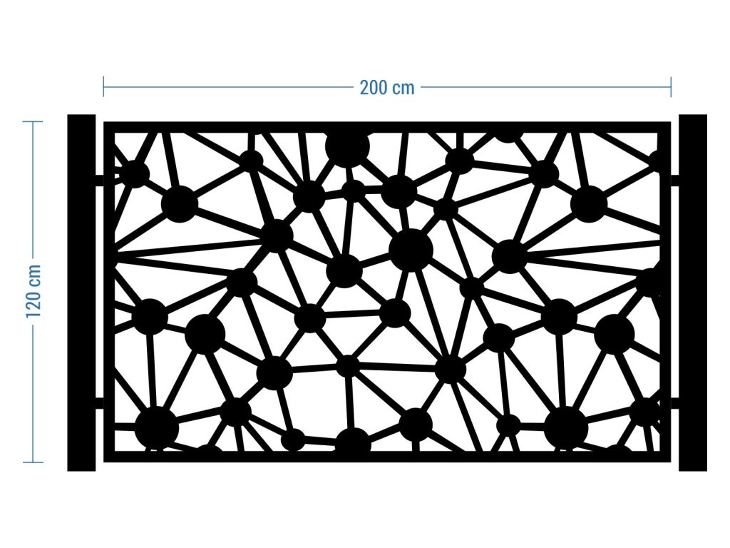 Panneau de clôture Noemi 200×120 cm – Image 2