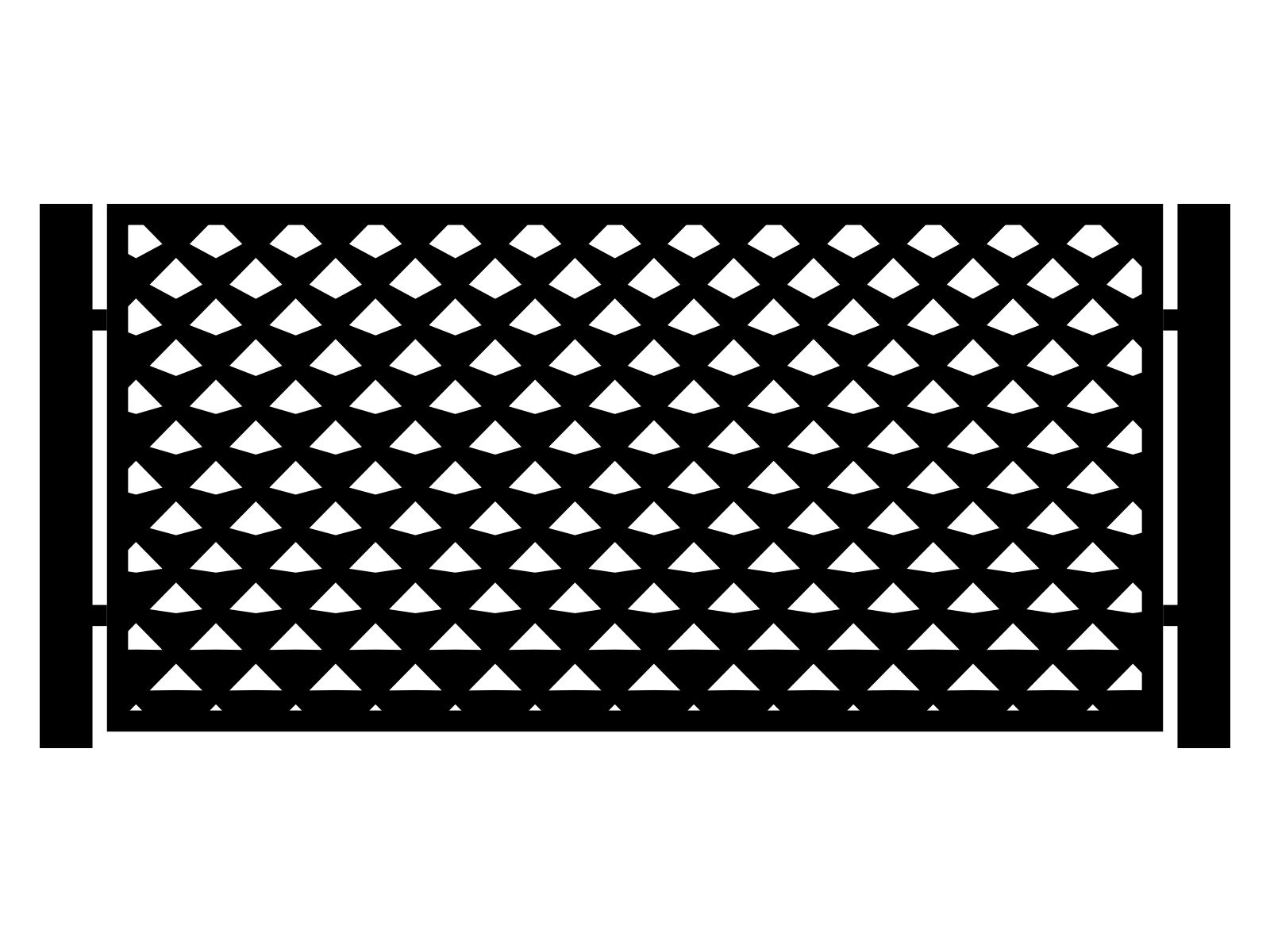 por000-geo04-100-cza Panneaux de clôture Dina 200×100 cm – Image 1