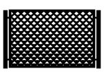 Panneaux de clôture Dina 200×135 cm
