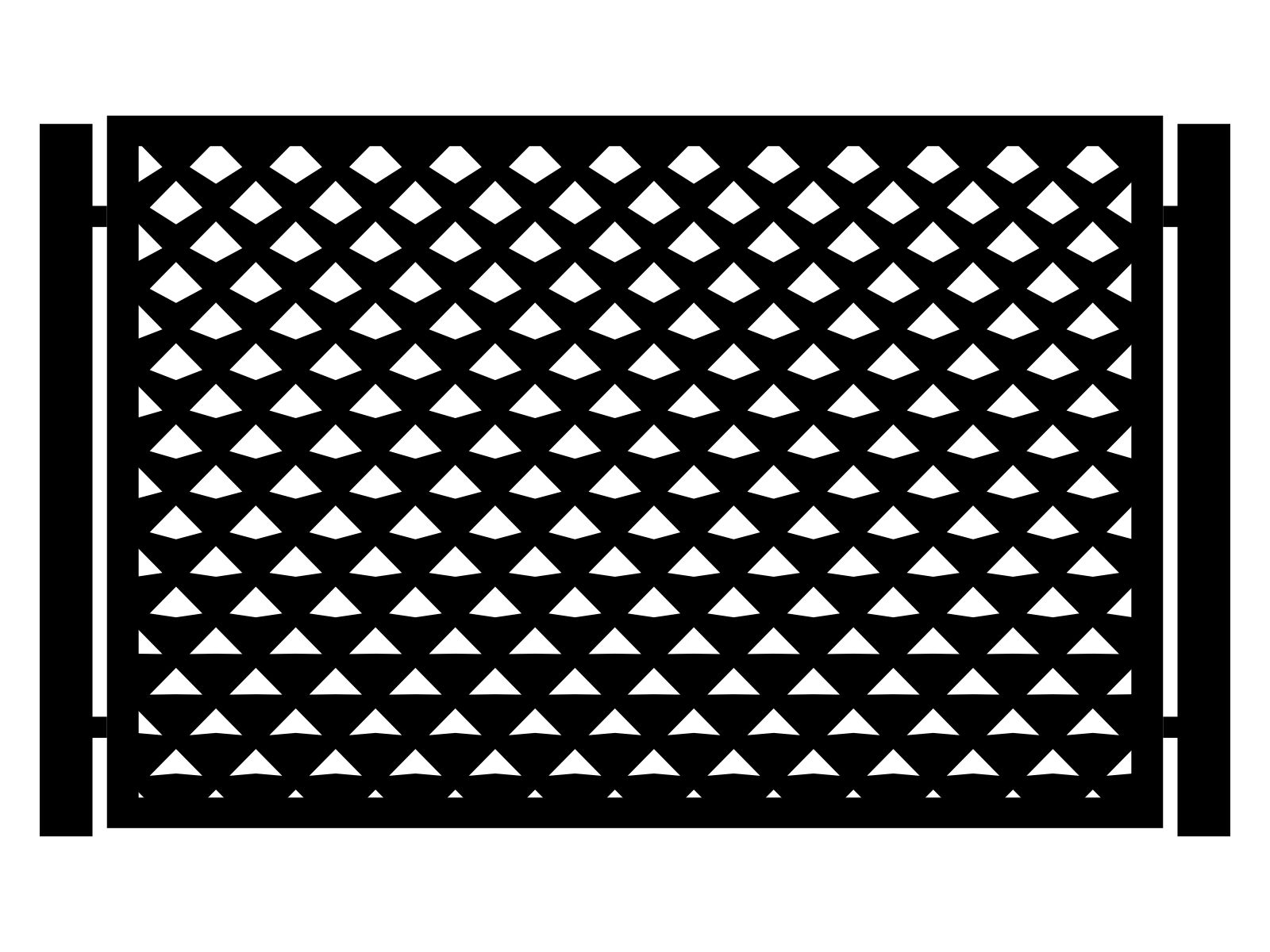 por000-geo04-135-cza Panneaux de clôture Dina 200×135 cm – Image 1