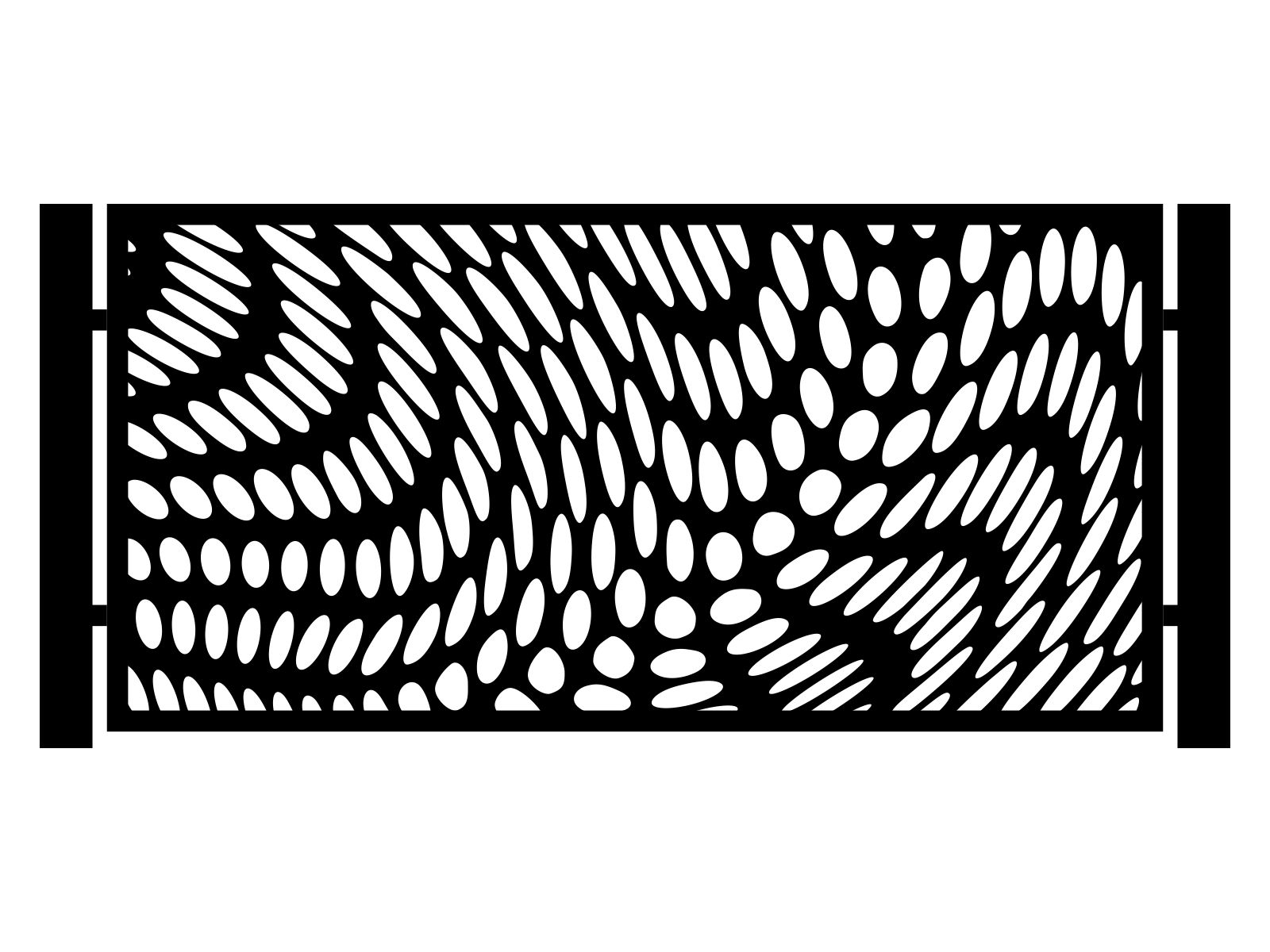 por000-geo05-100-cza Panneaux de clôture Cornelia 200×100 cm – Image 1