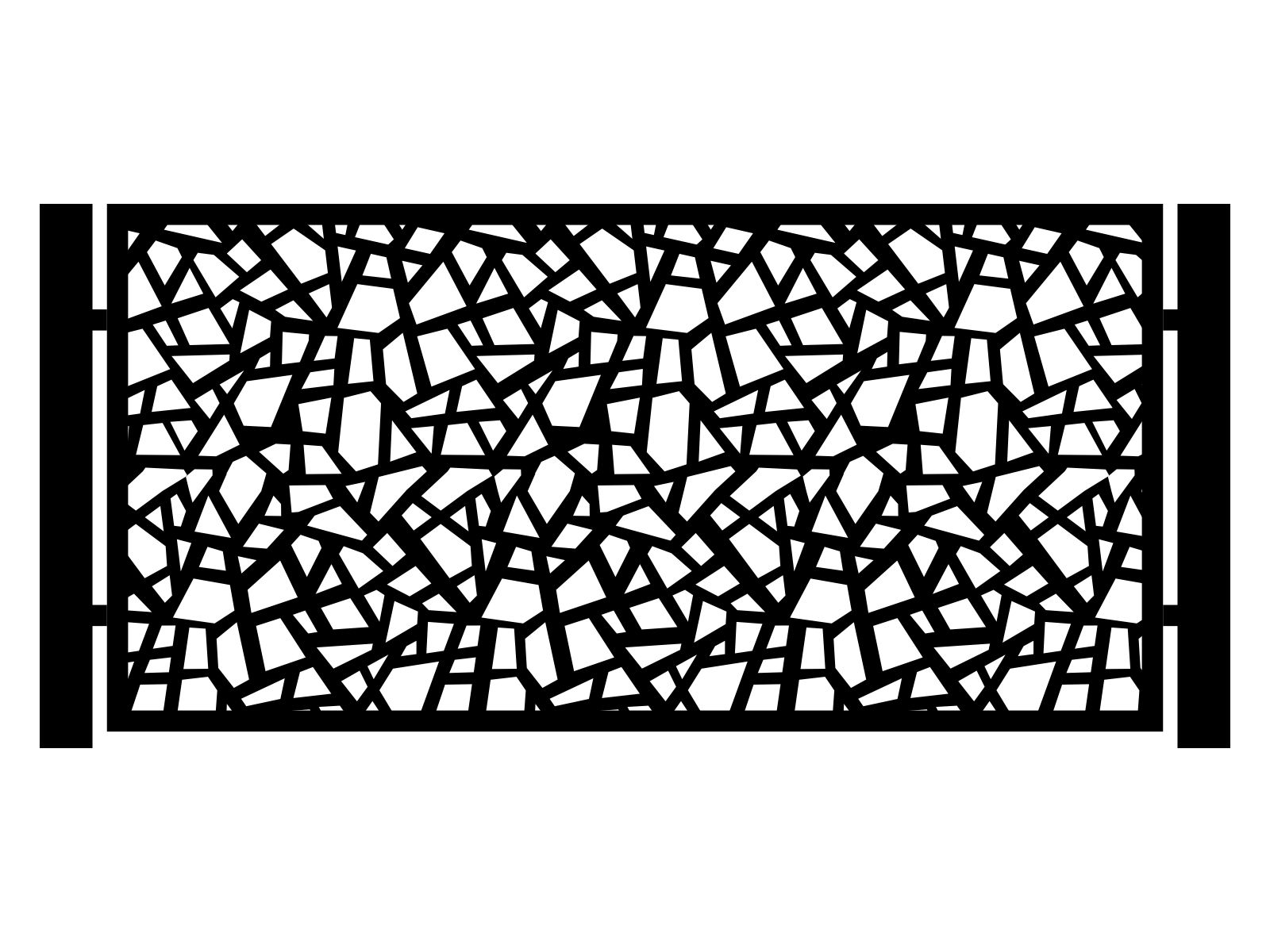 por000-geo17-100-cza Panneaux de clôture Zana 200×100 cm – Image 1