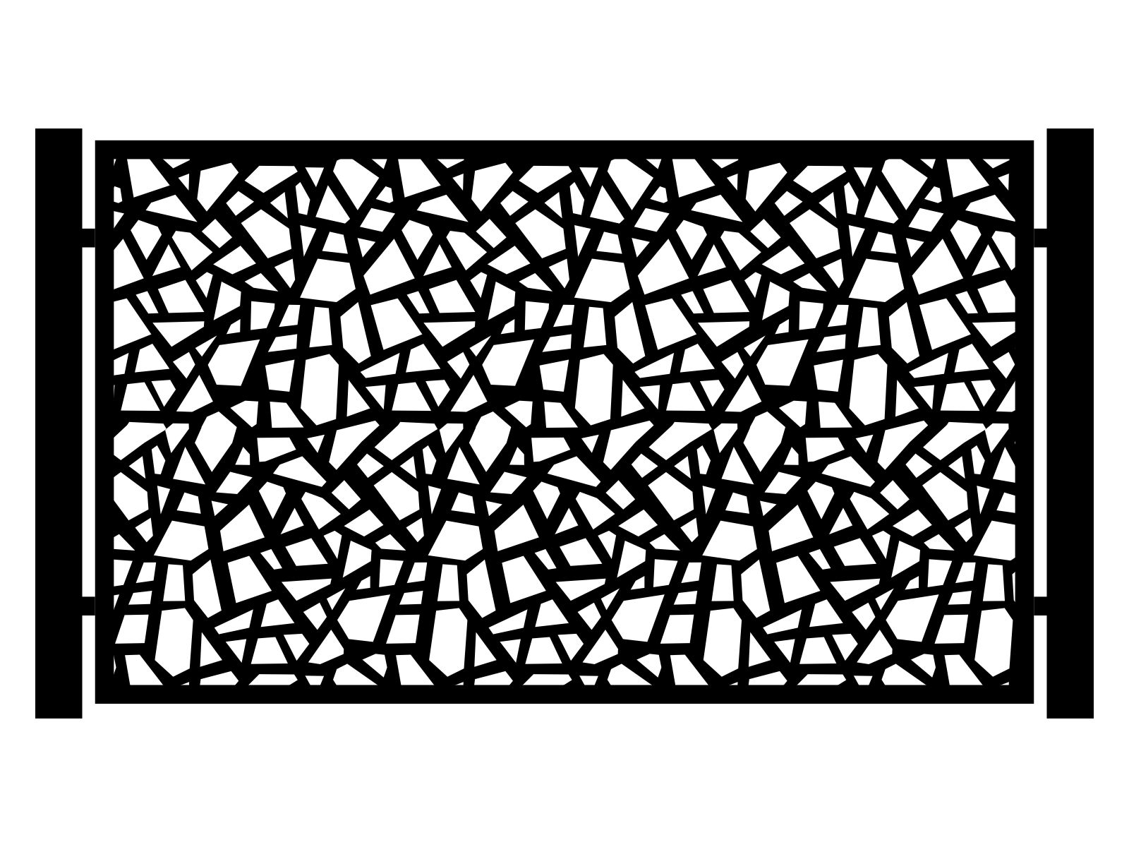 por000-geo17-120-cza Panneaux de clôture Zana 200×120 cm – Image 1