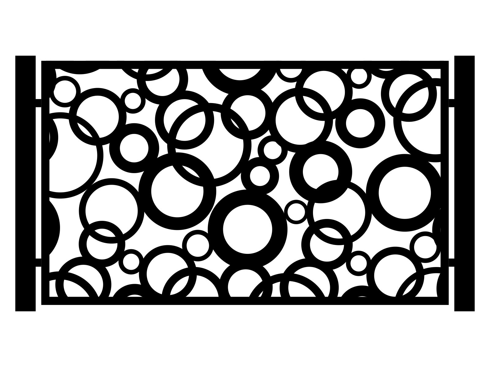 por000-geo24-120-cza Panneaux de clôture Felicia 200×120 cm – Image 1