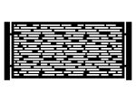 Panneaux de clôture Bella 200×100 cm