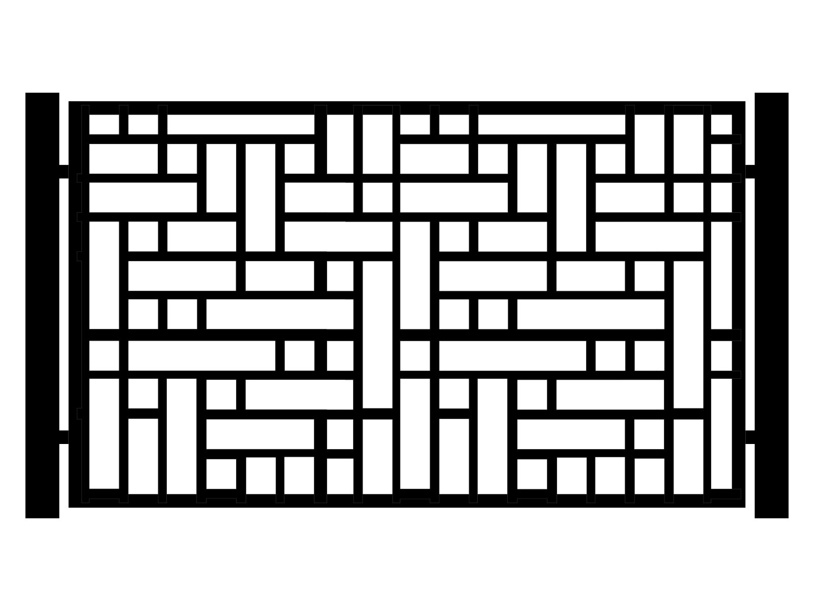 por000-geo30-120-cza Panneaux de clôture Claudia 200×120 cm – Image 1