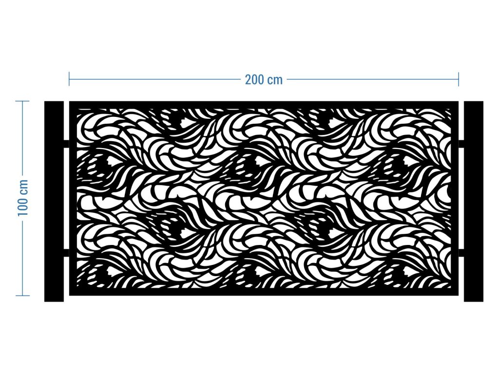 Panneau de clôture Gaida 200×100 cm – Image 2