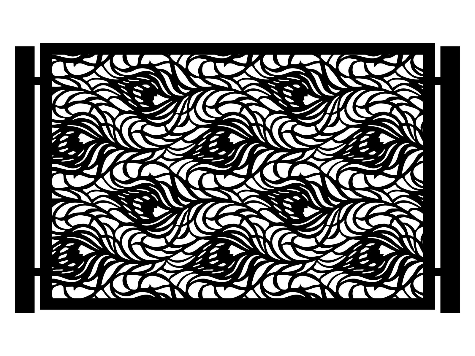 por000-klas05-135-cza Panneaux de clôture Gaida 200×135 cm – Image 1