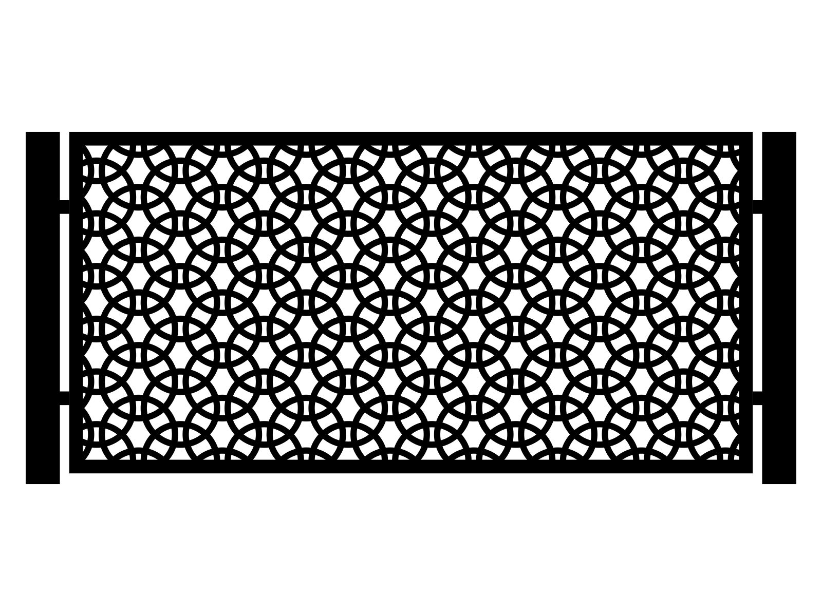 por000-kps08-100-cza Panneaux de clôture Giulia 200×100 cm – Image 1