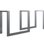 Stojak rowerowy Ratio Chrom zestaw 1