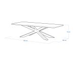 Grande table Spider 300x100 cm – Image 4