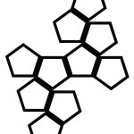 Treillis Pentagon L 59x77 cm