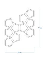 Treillis Pentagon L 59x77 cm – Image 5