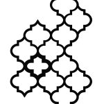 Treillis Maroko M 54x79 cm