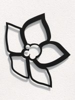 Treillis Floral S 49x49 cm – Image 2