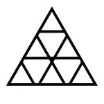 Treillis Triangles S 52x45 cm