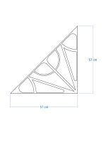 Treillis Paro S 57x57 cm – Image 5