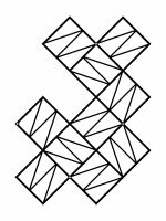 Treillis Zigzag L 77x96 cm