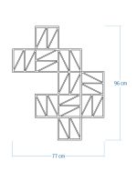 Treillis Zigzag L 77x96 cm – Image 4