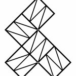 Treillis Zigzag S 58x58 cm