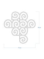 Treillis Kumulus M 79x79 cm – Image 4