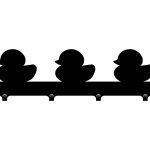 Porte serviette salle de bain Kaczki  40 cm