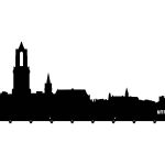 Porte-manteau mural pour hall Utrecht 100 cm