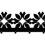 Petit porte-manteau pour entrée Marocain II 40 cm