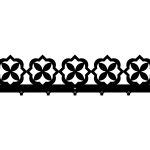 Porte-manteau d’entrée marocain III 70 cm