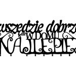 Porte-manteau mural en métal Partout, c’est bien 100 cm