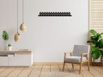 Long porte-manteau en métal Feuilles 100 cm – Image 2