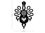 Patère métallique Motif montagnard 20 cm – Image 2