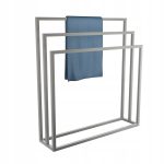 Porte serviette triple sur pied rectifiée L
