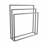 Porte serviette triple sur pied rectifiée L – Image 2