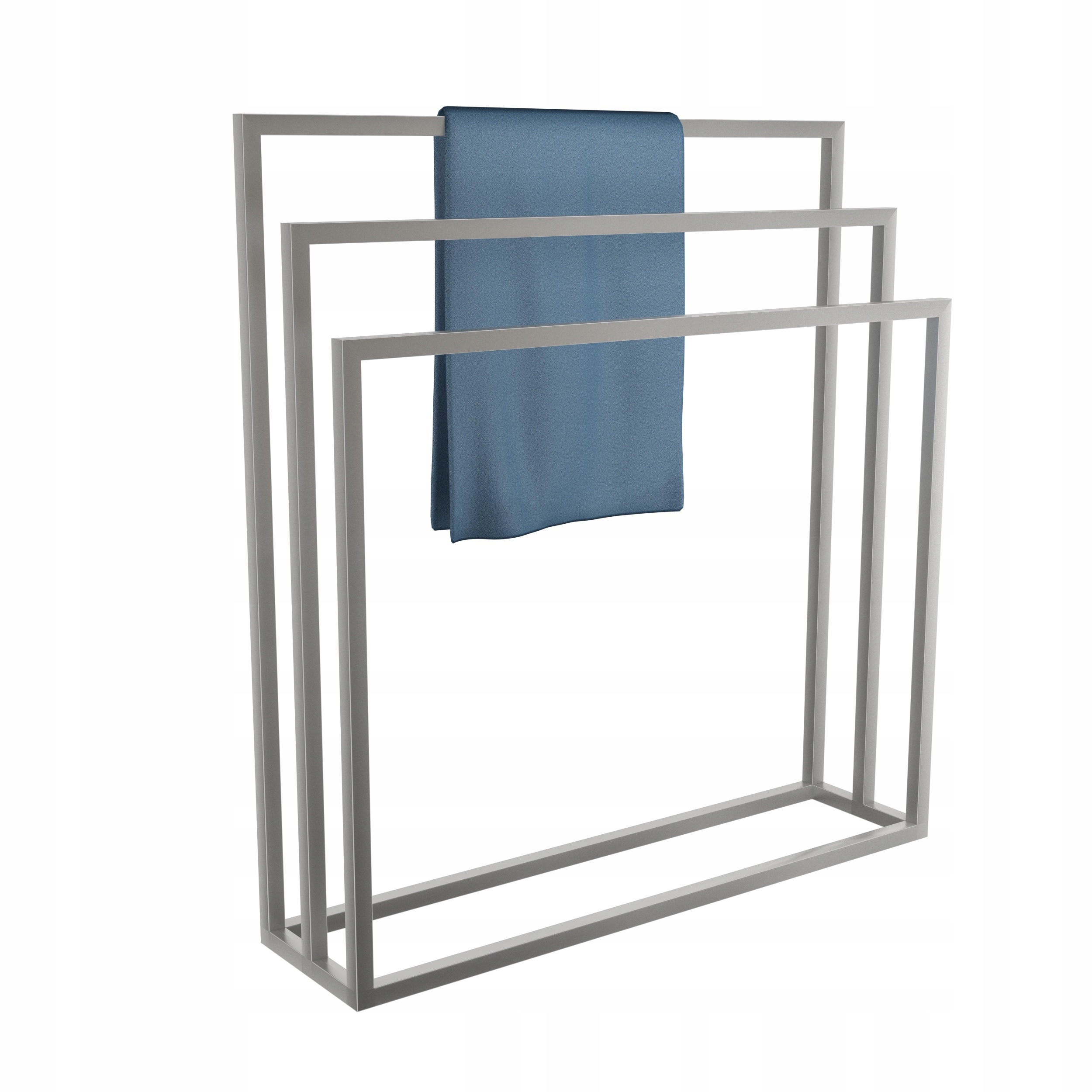 wieszak-na-reczniki-potrojny-stojacy-szlif-roz-l Porte serviette triple sur pied rectifiée L – Image 1